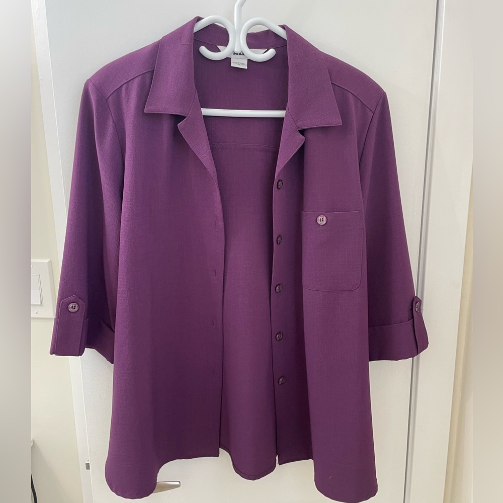 Purple coordinated set